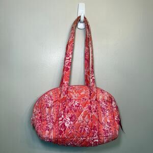 Vera Bradley Hope Toile Floral Print Small Duffel Bag Travel Tote